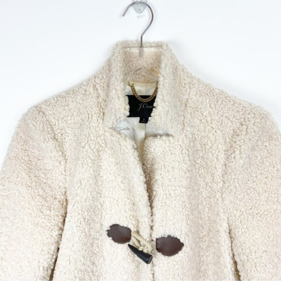 J. Crew | Shearling Sherpa Toggle Coat in Cement - Picture 5 of 13